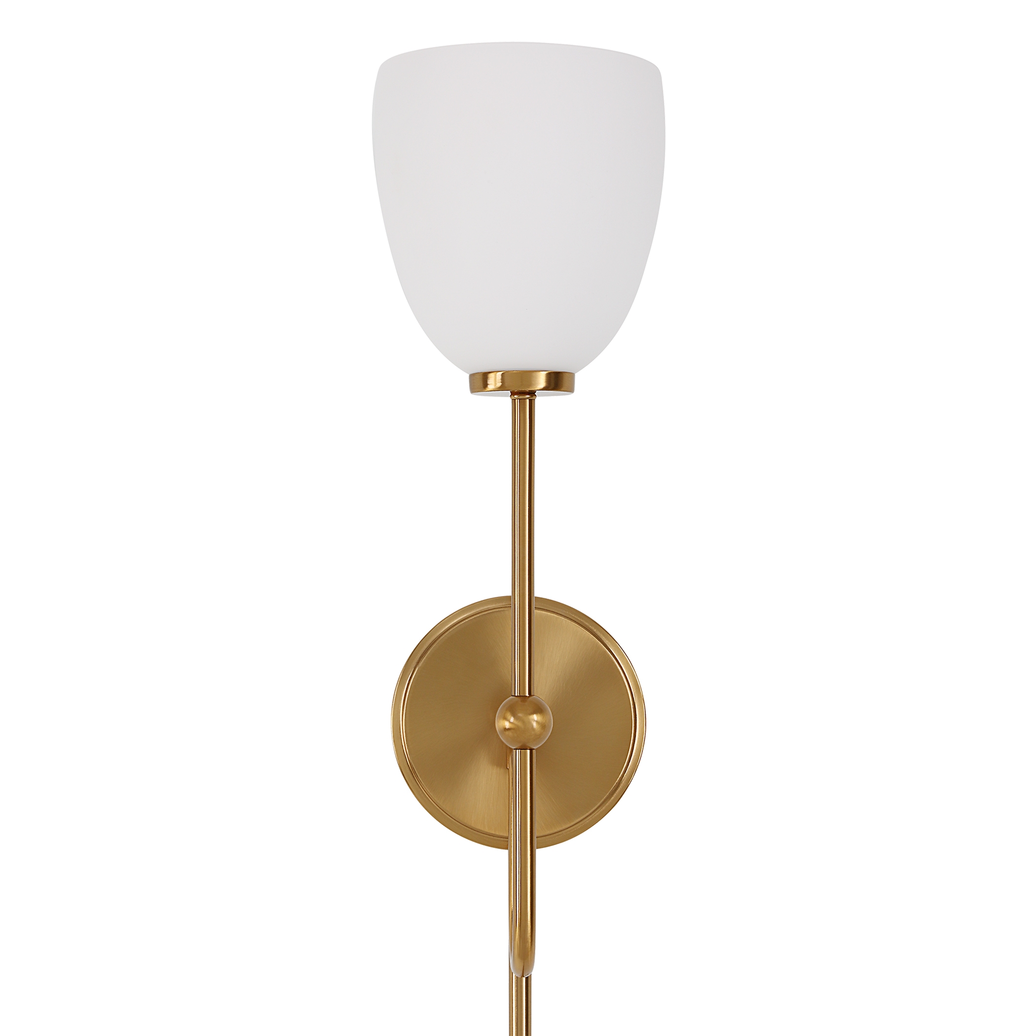Trophy 1 Light Brass Sconce - Image 4