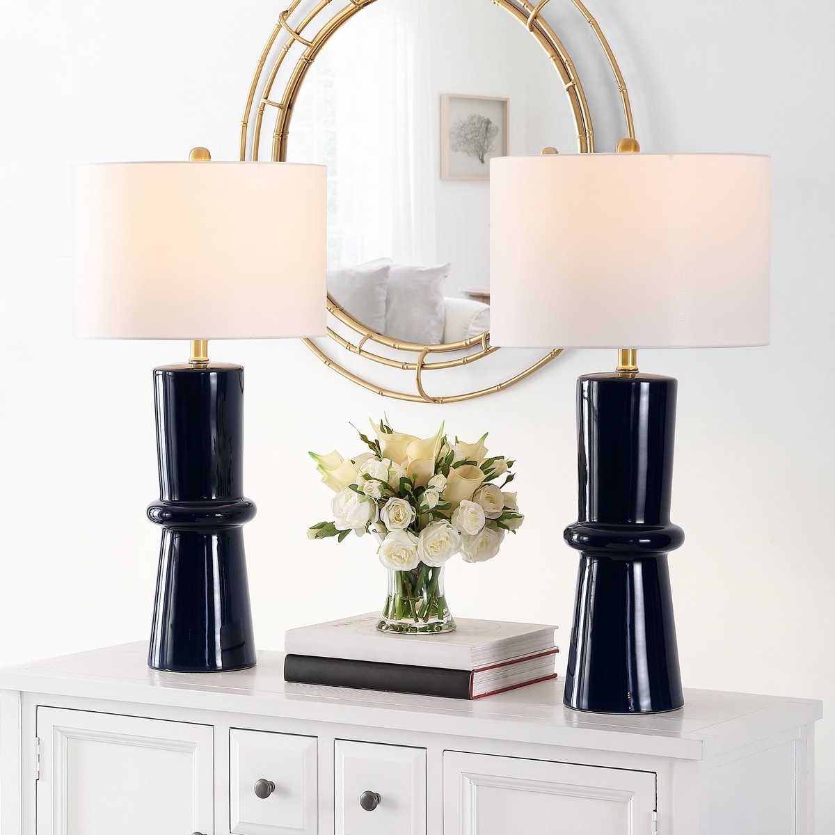 Ellaria 31" Table Lamp - Navy Blue - Image 2