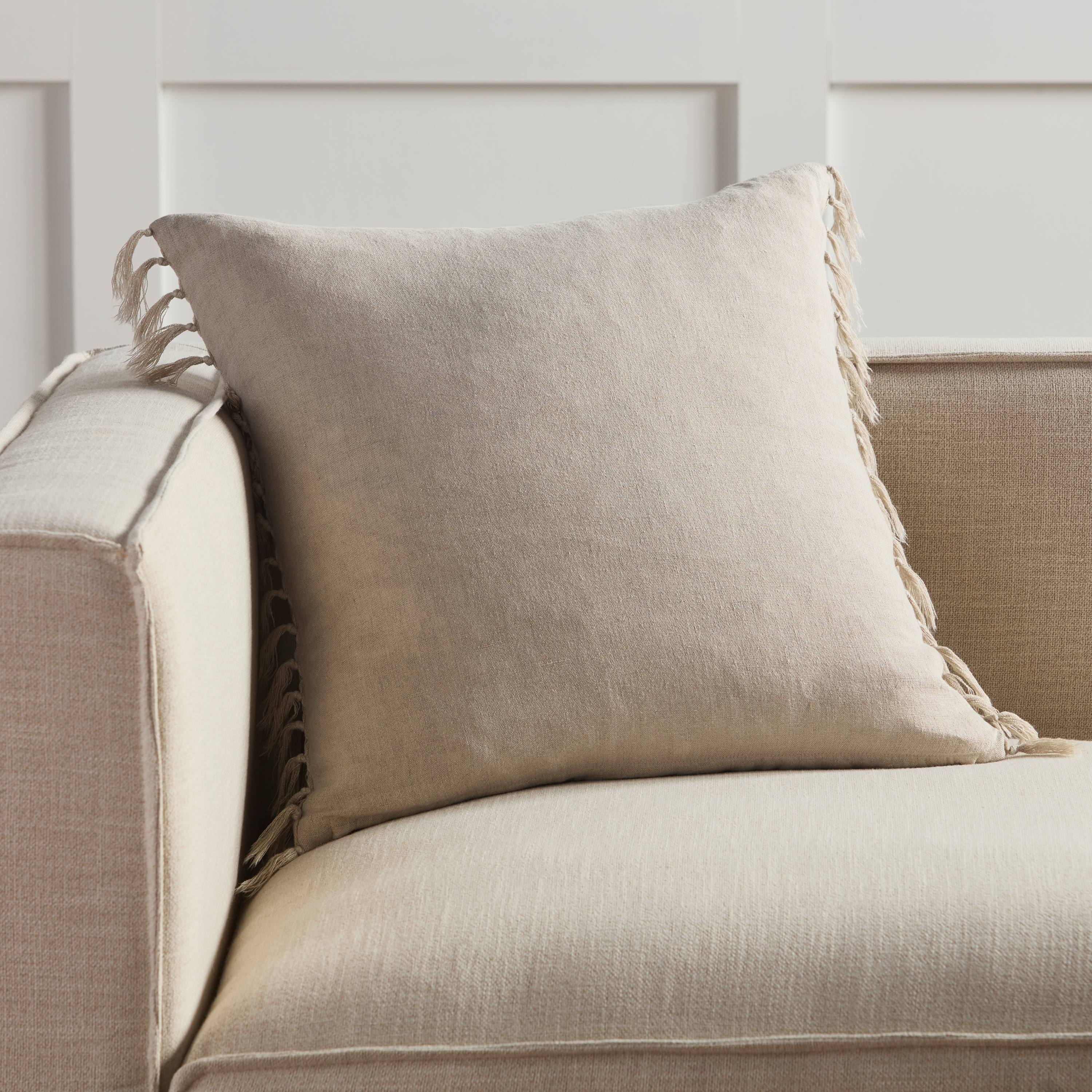 Design (US) Light Gray 20"X20" Pillow COVER ONLY - Image 3