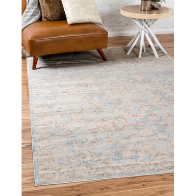 Heater Oriental Light Blue Area Rug - Image 0