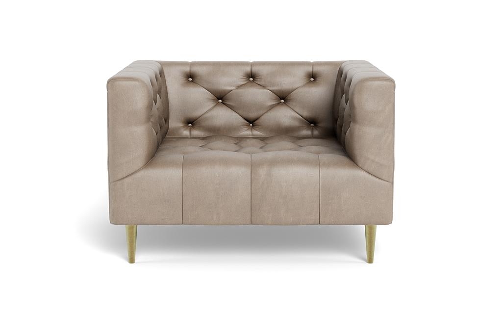 Ms. Chesterfield Leather Accent Chair by Apartment Therapy - Image 0