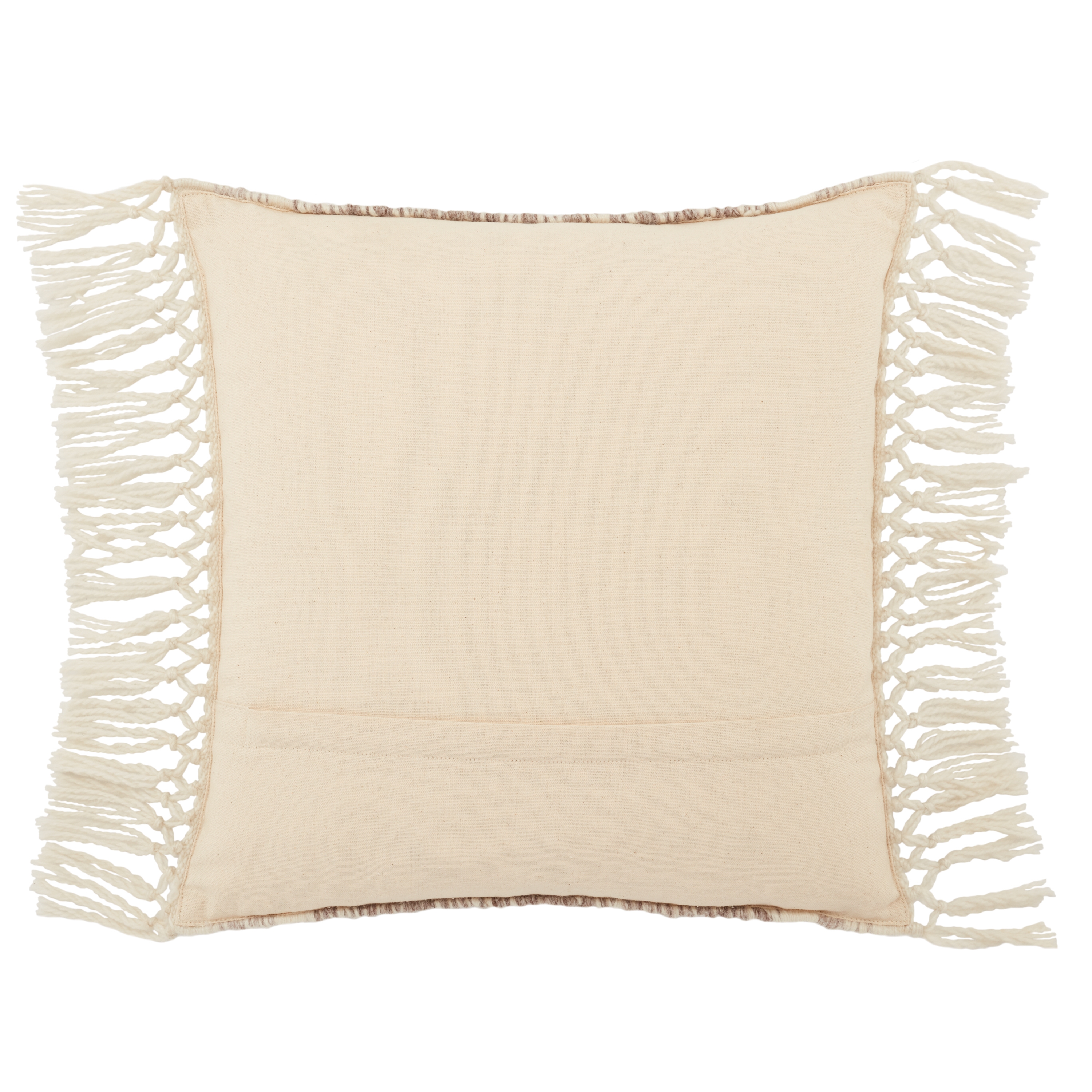 Design (US) Taupe 18"X18" Pillow I-O - Image 1