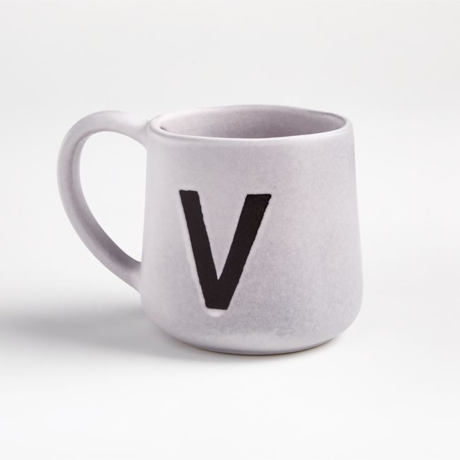 "V" Monogrammed Mug - Image 0