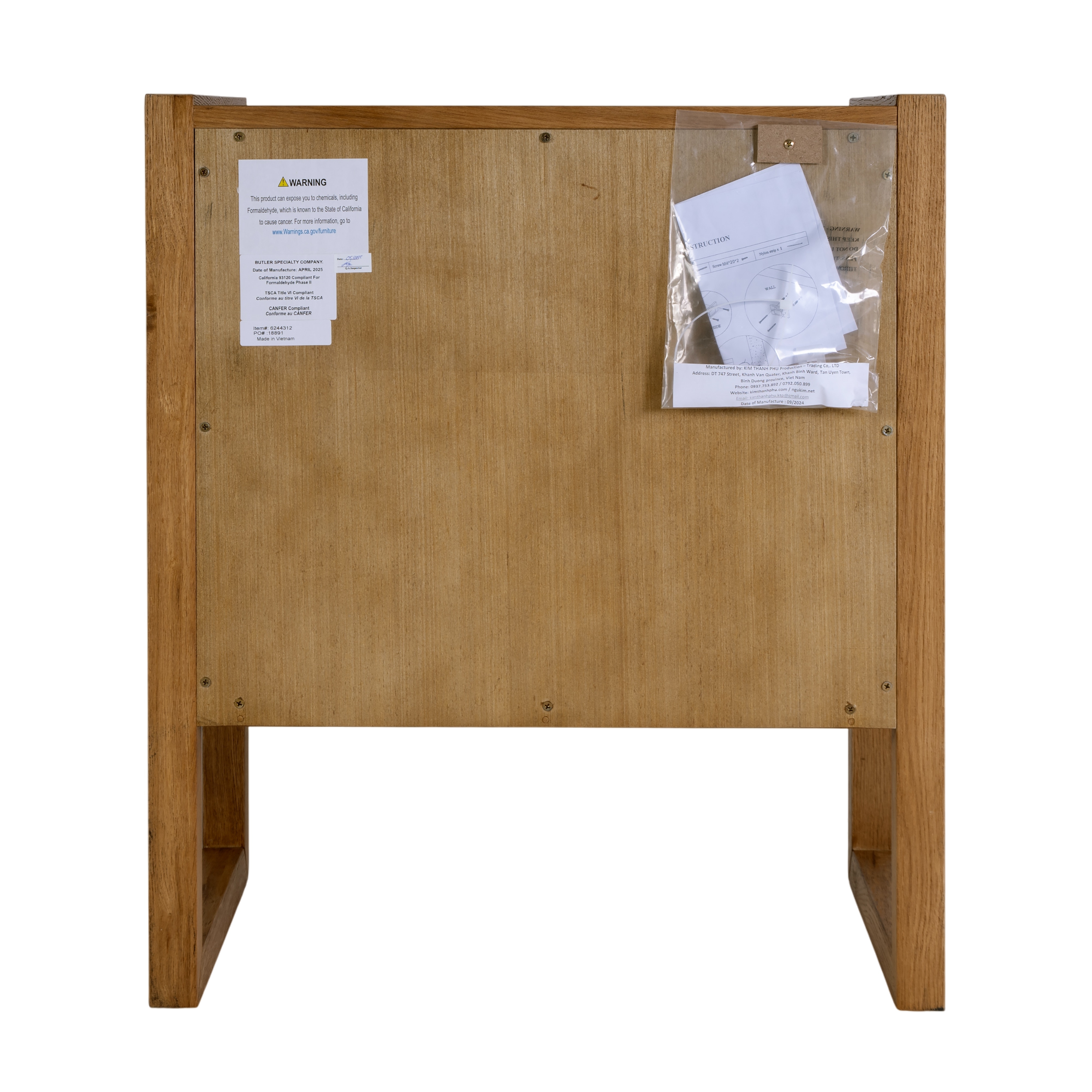Oakley Natural Nightstand - Image 1