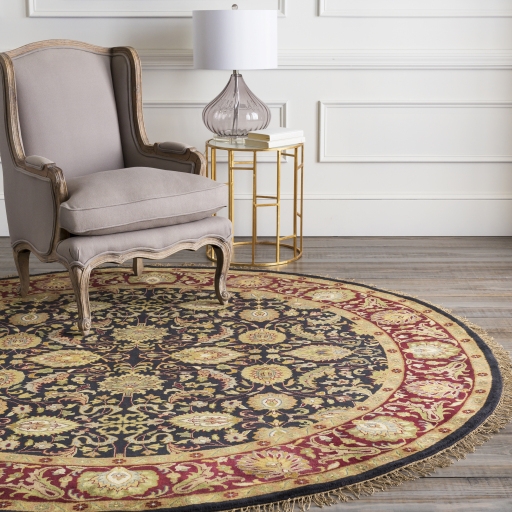 Taj Mahal Brown Indoor 8'6" x 11'6" Handmade Rug - Image 0