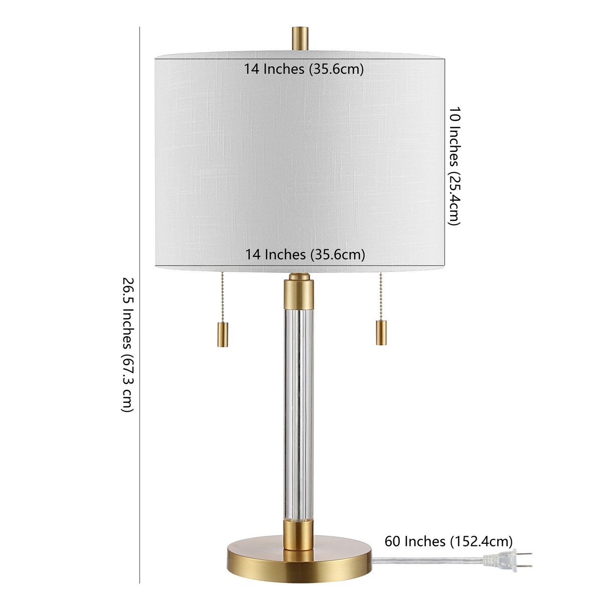 Bixby 26.5" Table Lamp - Brass - Image 4