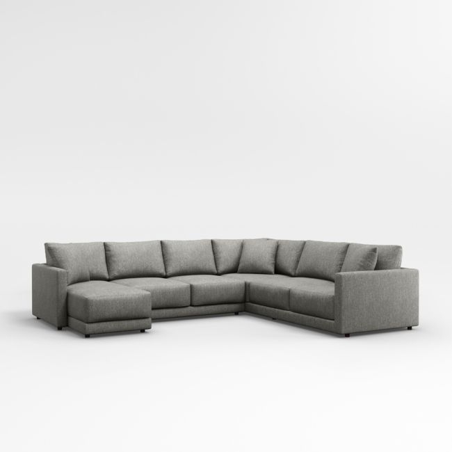 Gather Deep 3-Piece U-Shaped Sectional Sofa with Left-Arm Chaise - Image 0