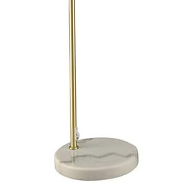Dimond Koperknikus Gold Metal Arc Floor Lamp - Image 1