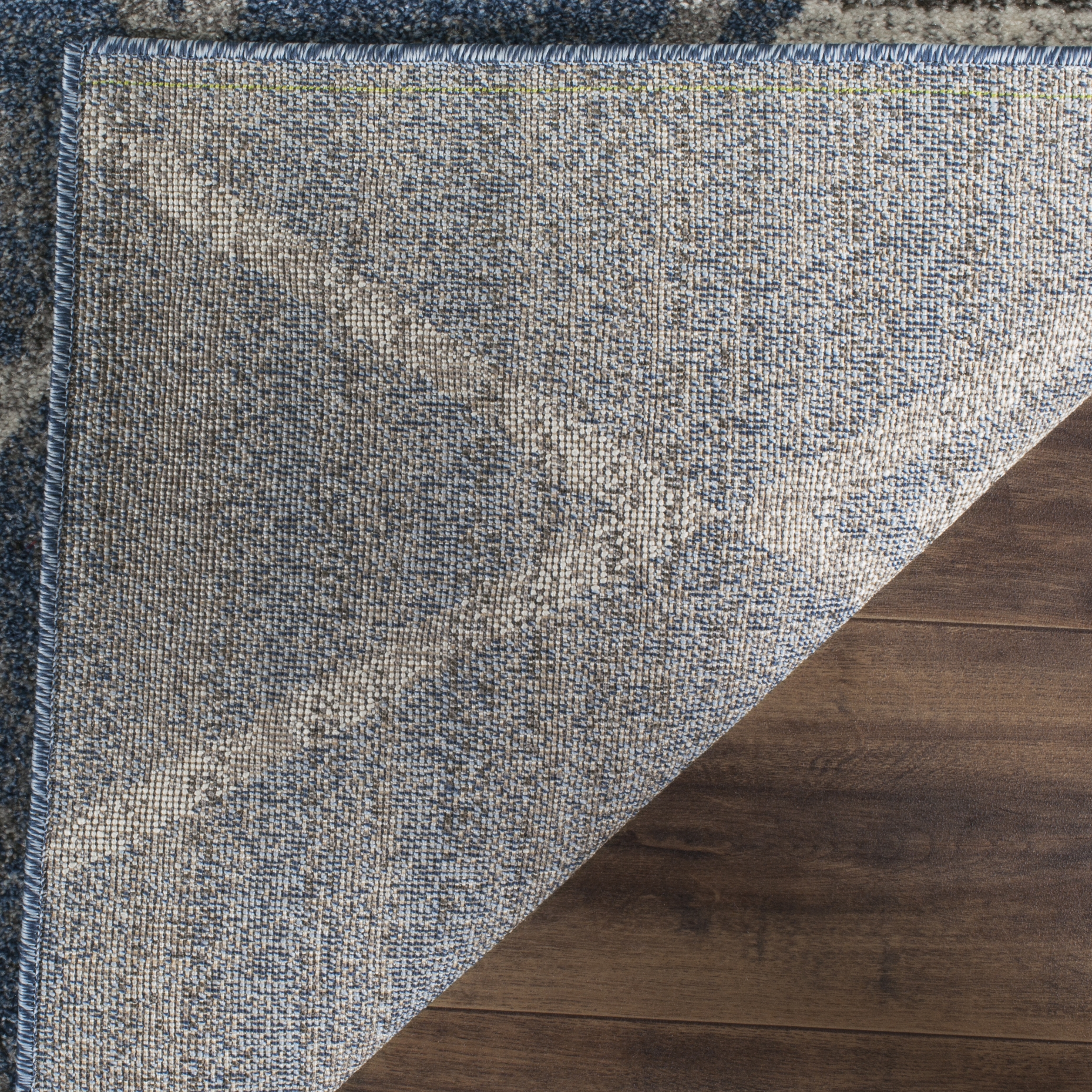 Arlo Home Woven Area Rug, TUN296L, Light Blue/Cream,  3' X 5' - Image 2