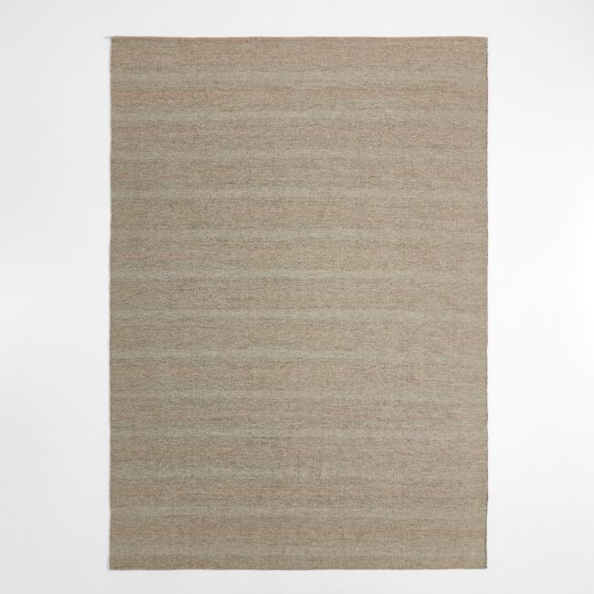 Catania Performance Handwoven Taupe Grey Indoor/Outdoor Area Rug 10'x14' - Image 0