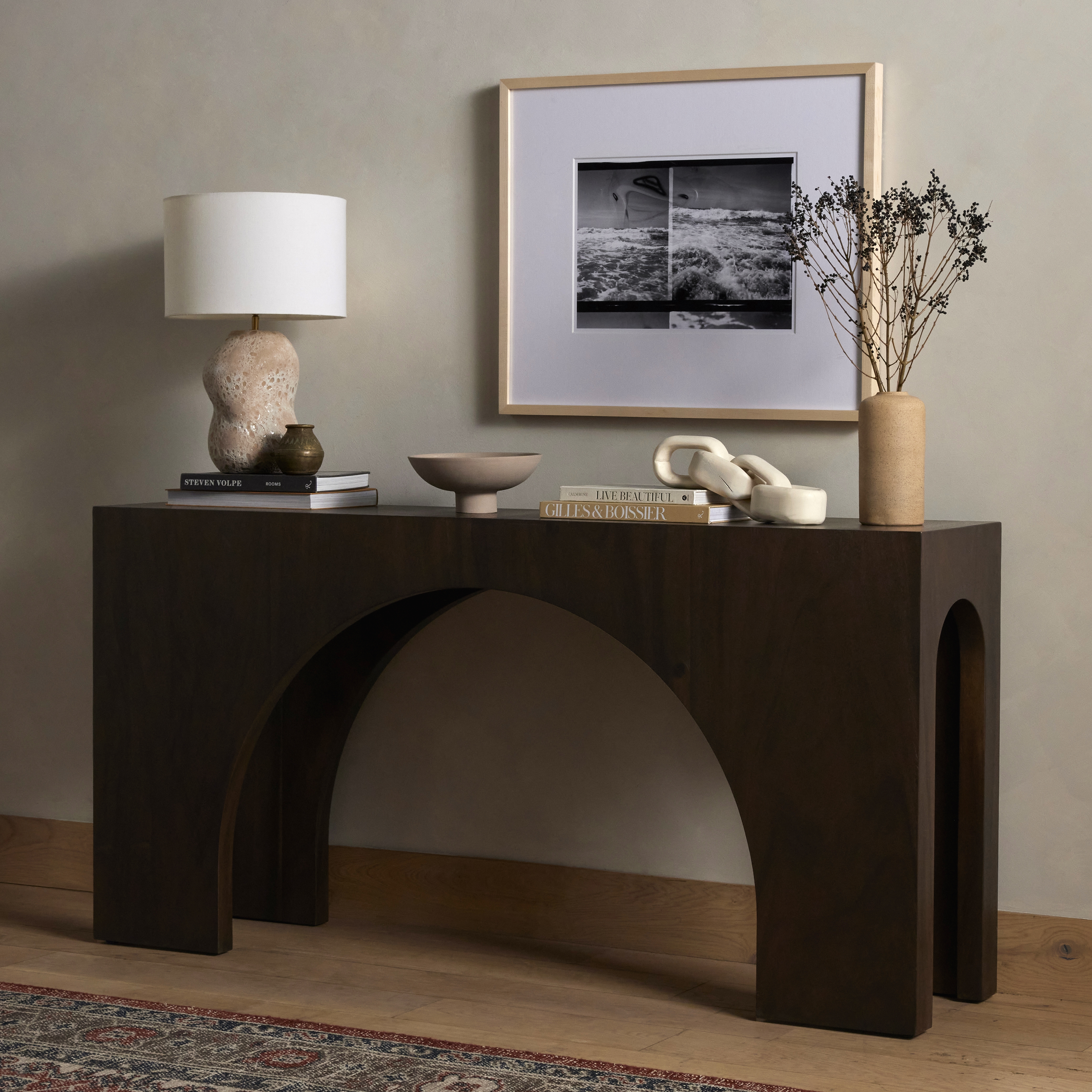 Fausto Console Table-Smoked Guanacaste - Image 10