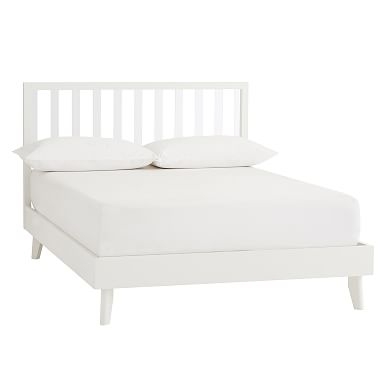 Sloan Platform Bed, Simply White, Full - Image 0