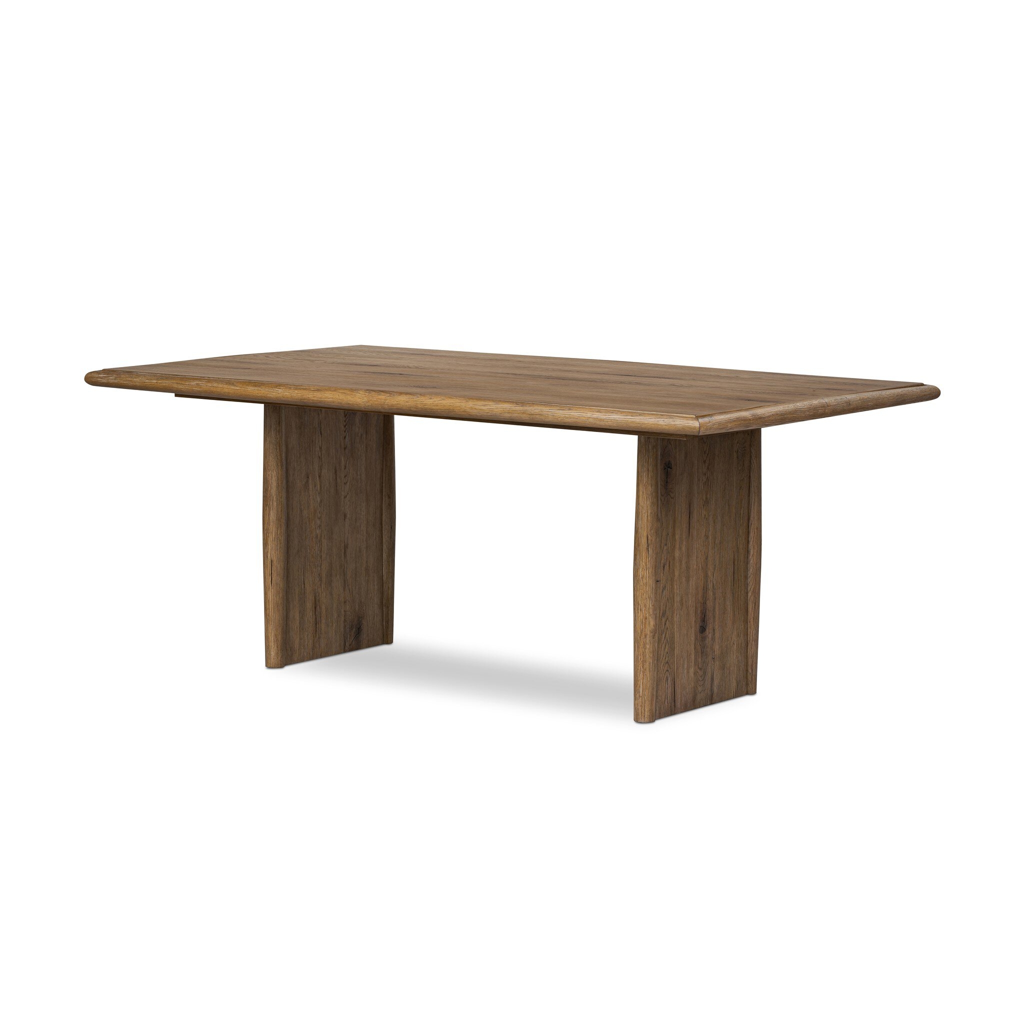 Glenview Dining Table - Weathered Oak Veneer - Image 1