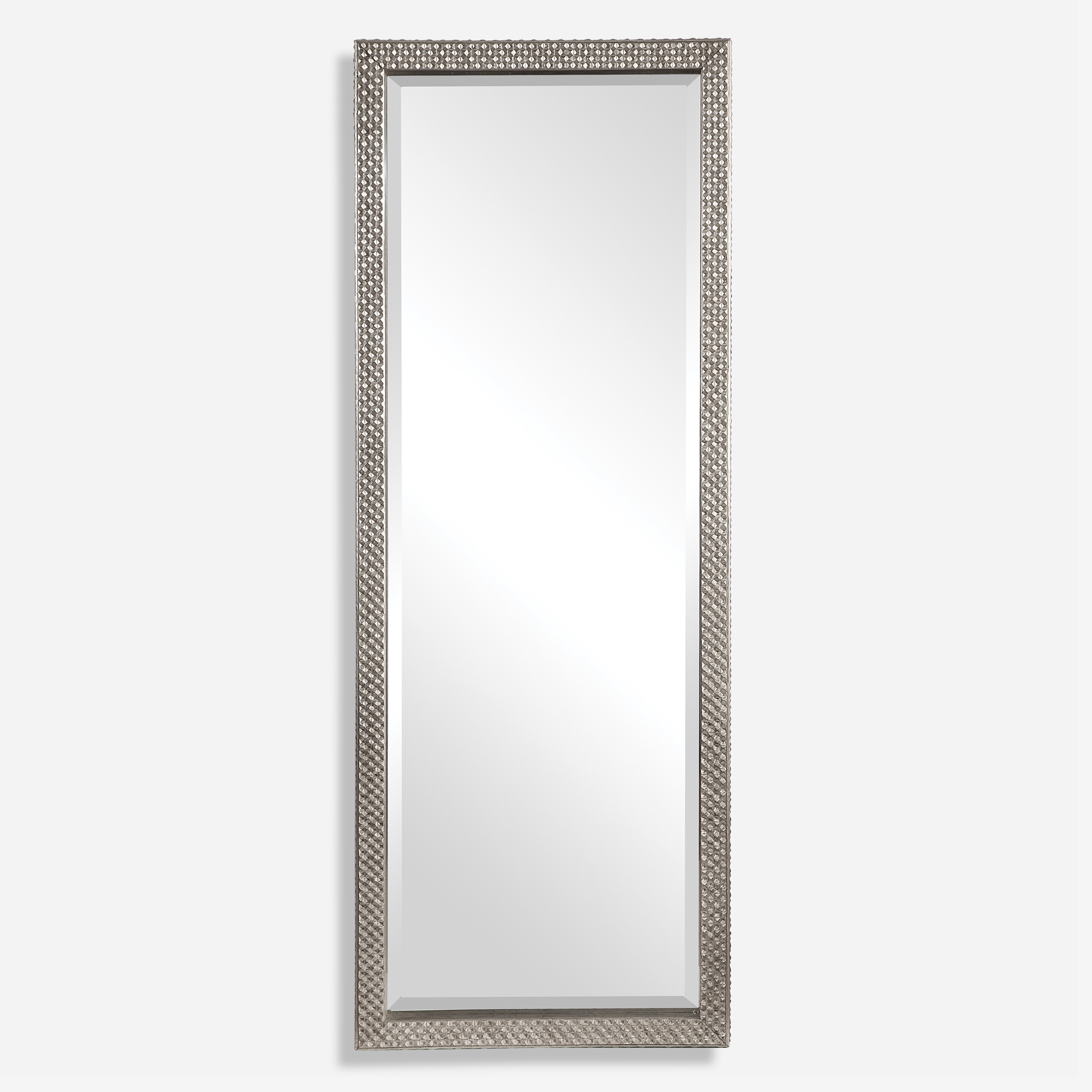 Cacelia Metallic Silver Mirror - Image 0