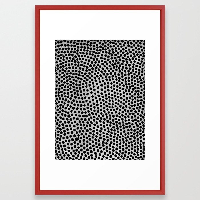 Rxy09 Framed Art Print by Georgiana Paraschiv - Vector Red - LARGE (Gallery)-26x38 - Image 0