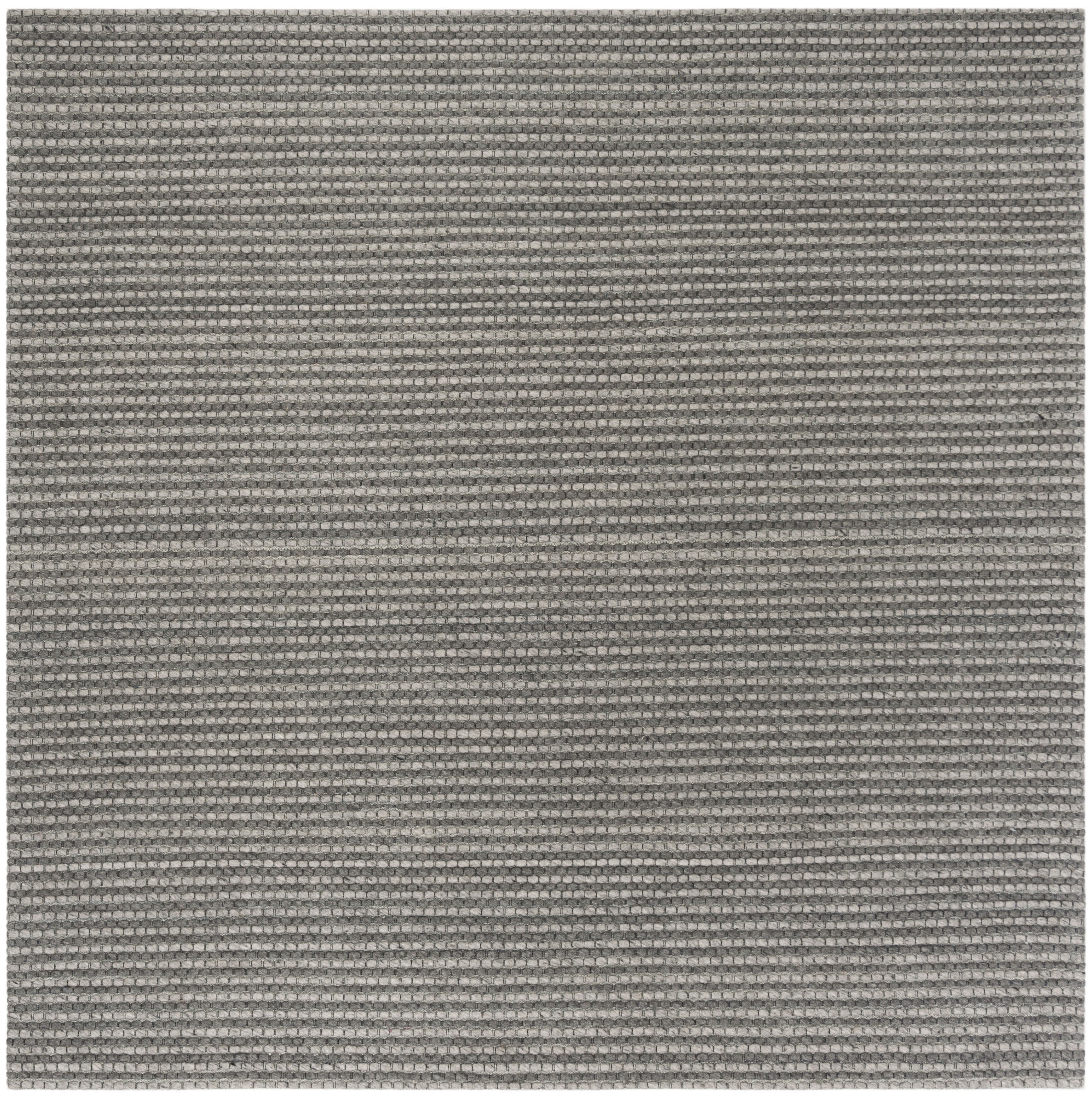 Arlo Home Hand Woven Area Rug, NAT801H, Silver/Ivory,  6' X 6' Square - Image 0