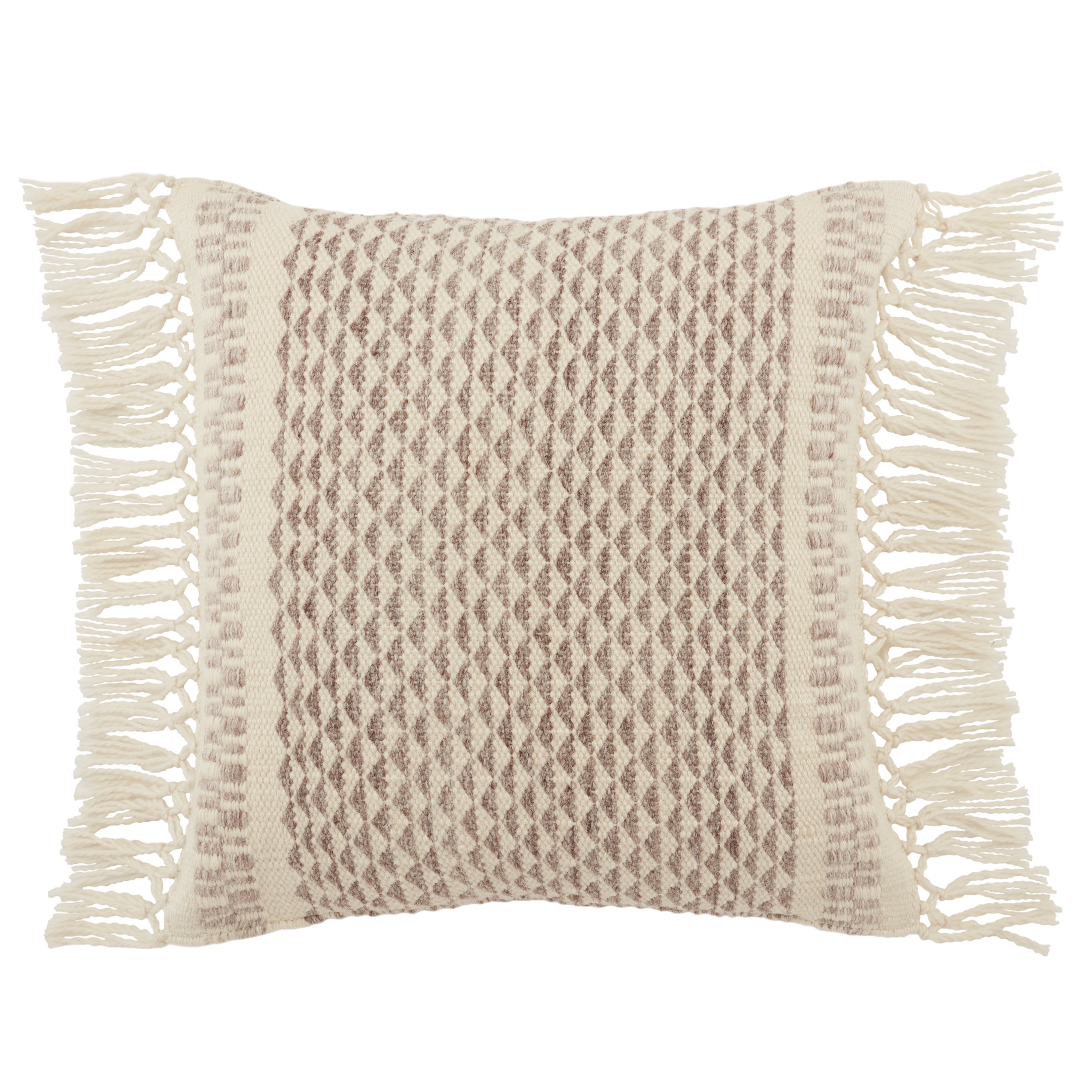 Design (US) Taupe 18"X18" Pillow I-O - Image 0