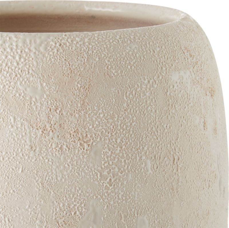 Palmilla Ivory Textured Vase - Image 4