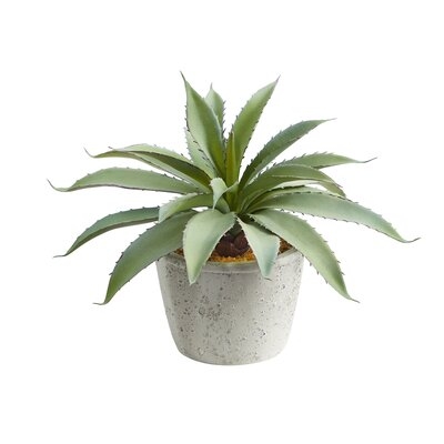 9In. Aloe Succulent Artificial Plant - Image 0