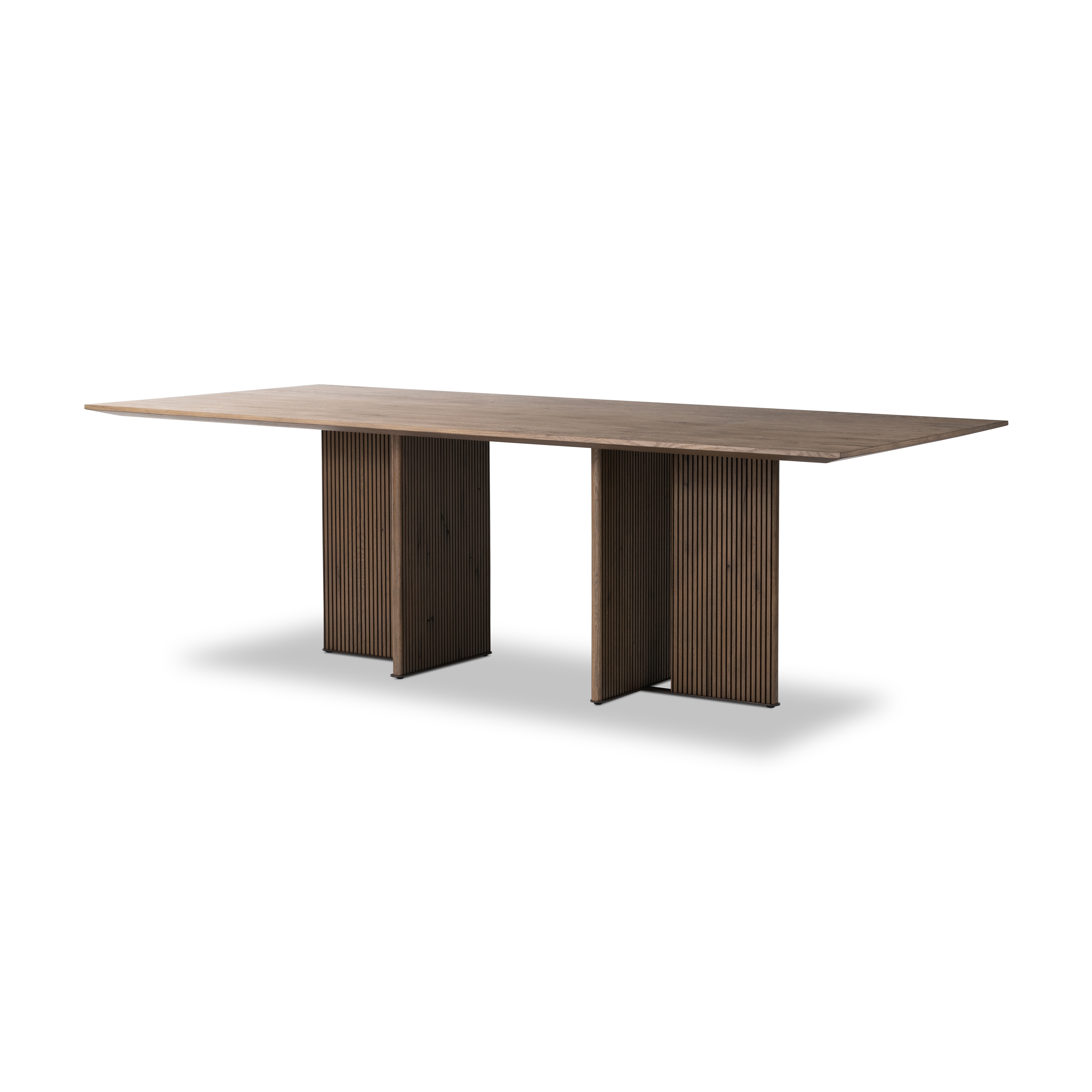 Leo Dining Table-Rustic Grey Veneer - Image 0