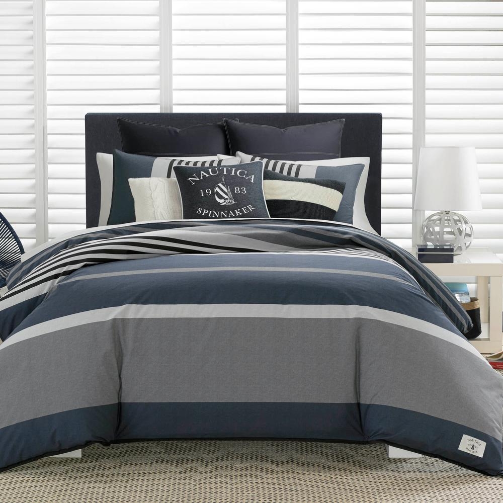 Rendon Cotton 3-Piece Charcoal (Grey) Full/Queen Comforter Set - Image 0