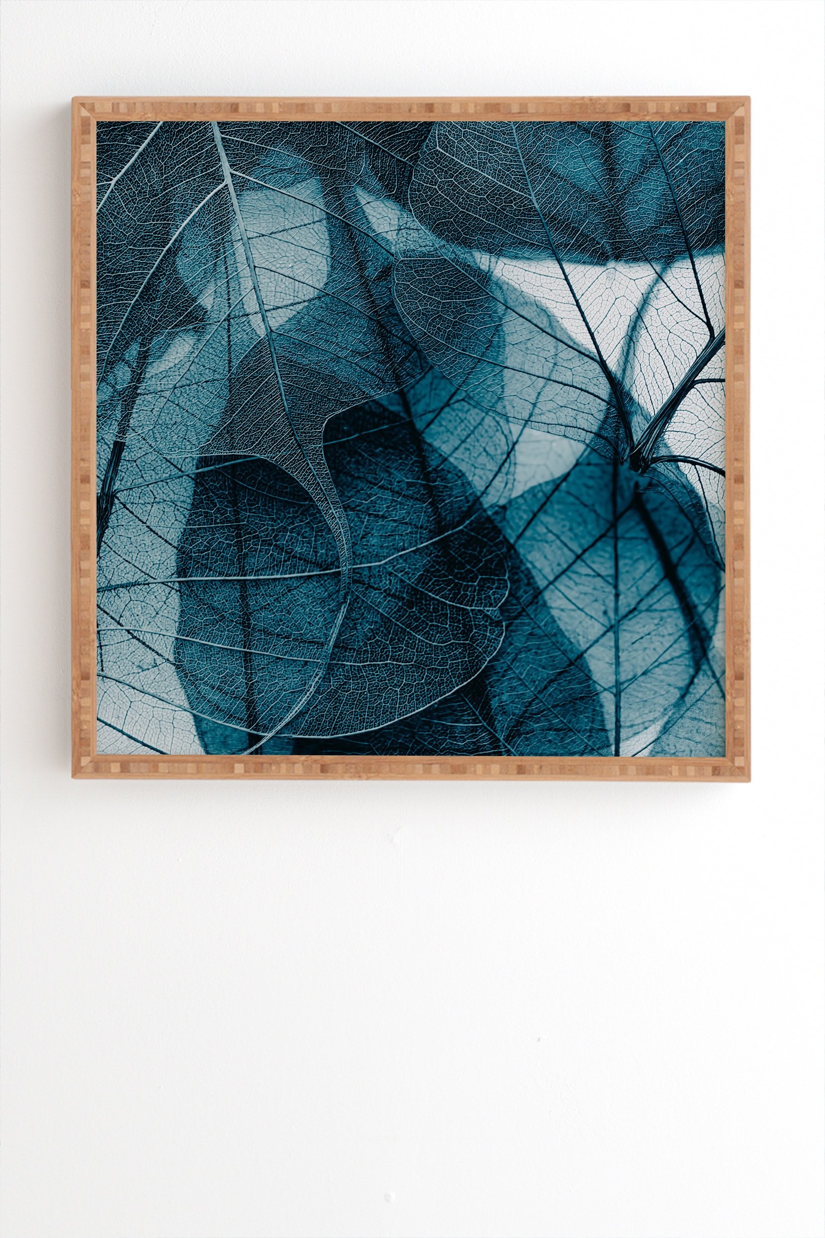 Ingrid Beddoes Denim blue Framed Wall Art - 8" x 9.5" - Image 1