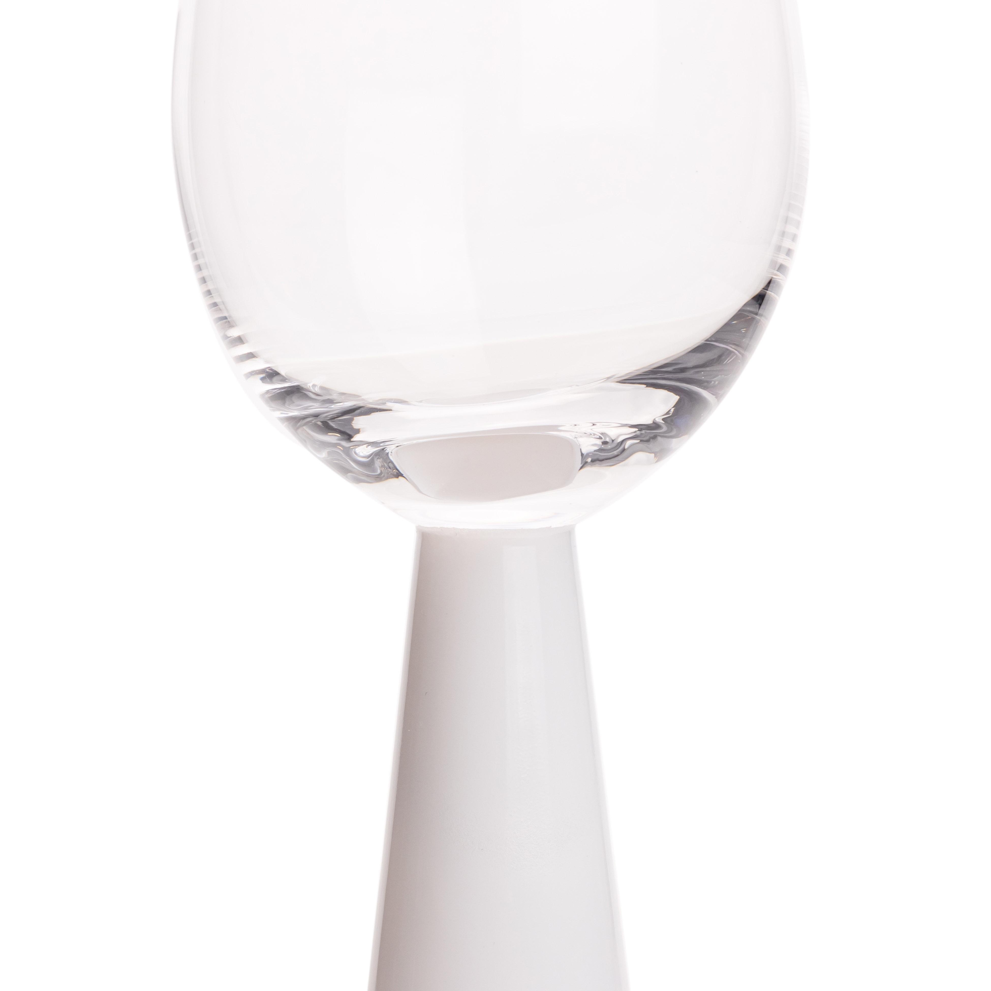 Rose White Wine Glasses - Set of 4 - Image 4