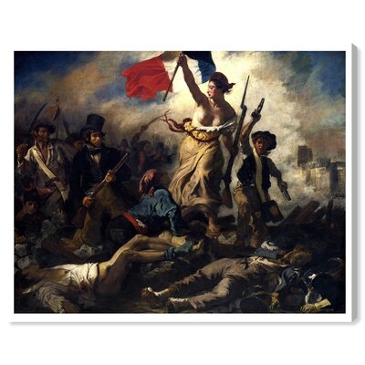 'Classic And Figurative Delacroix - La Liberte Guidant Le Peuple' Art - Image 0