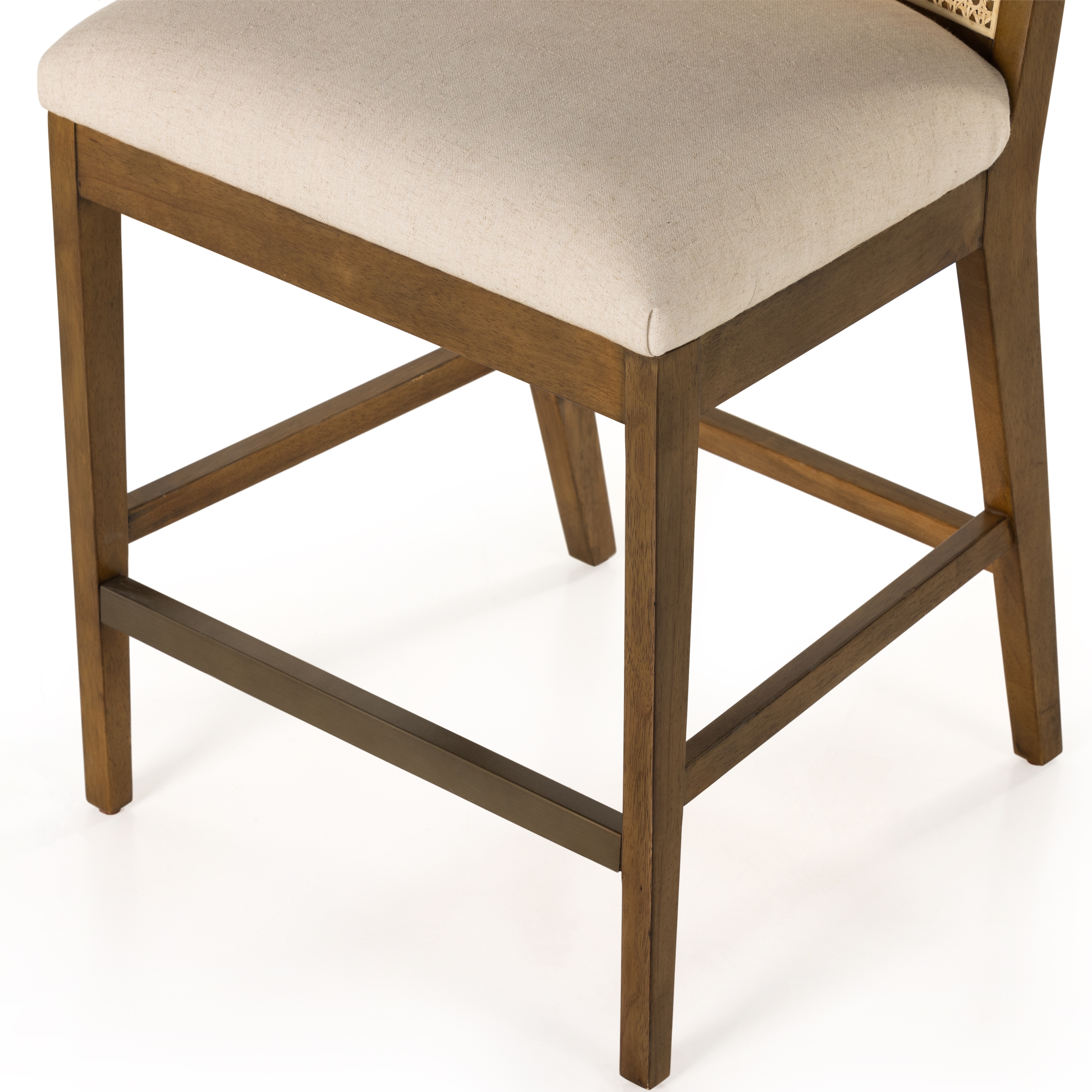 Antonia Cane Armless Bar + Counter Stool - Savile Flax - Image 12