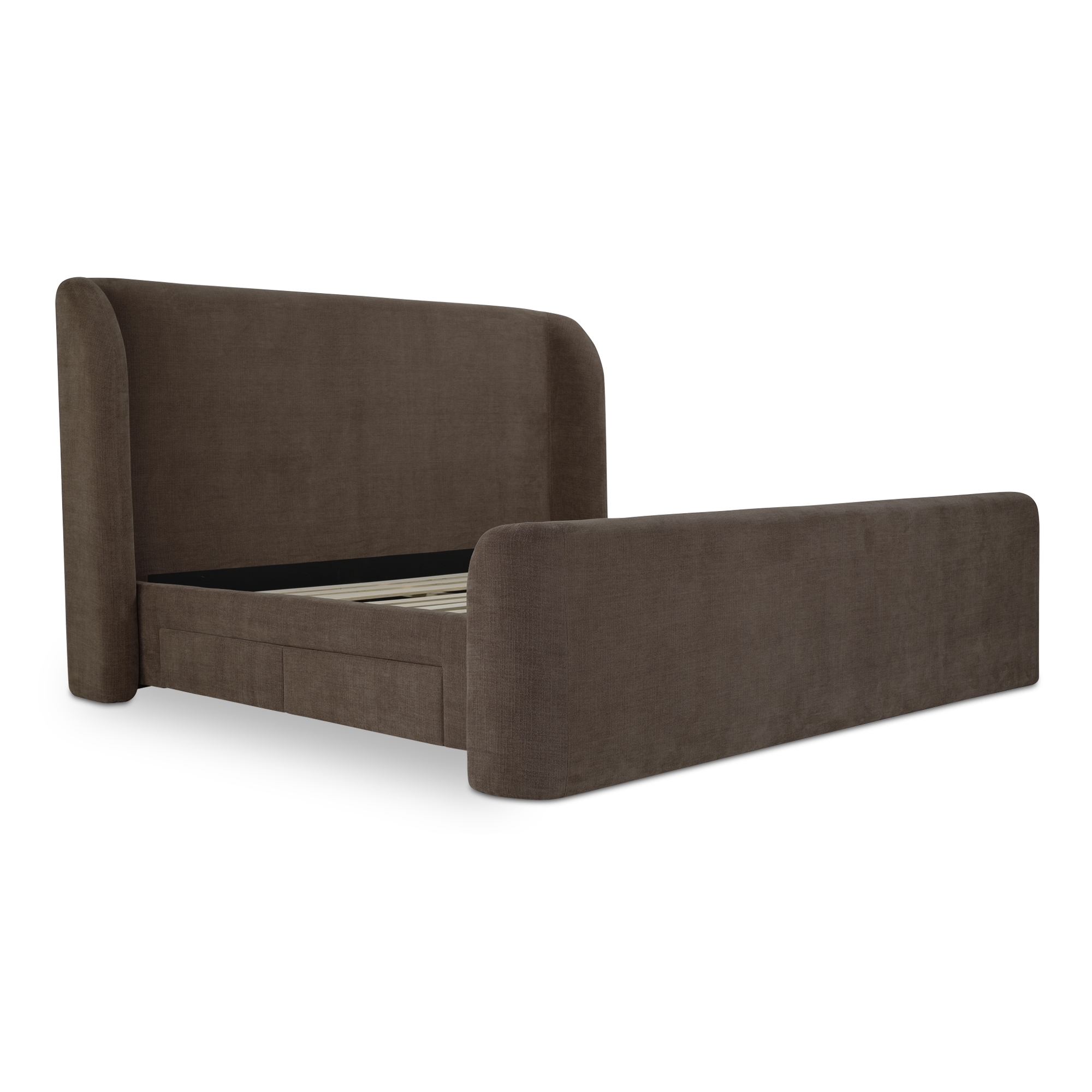 Sophia King Storage Bed Brown - Image 4
