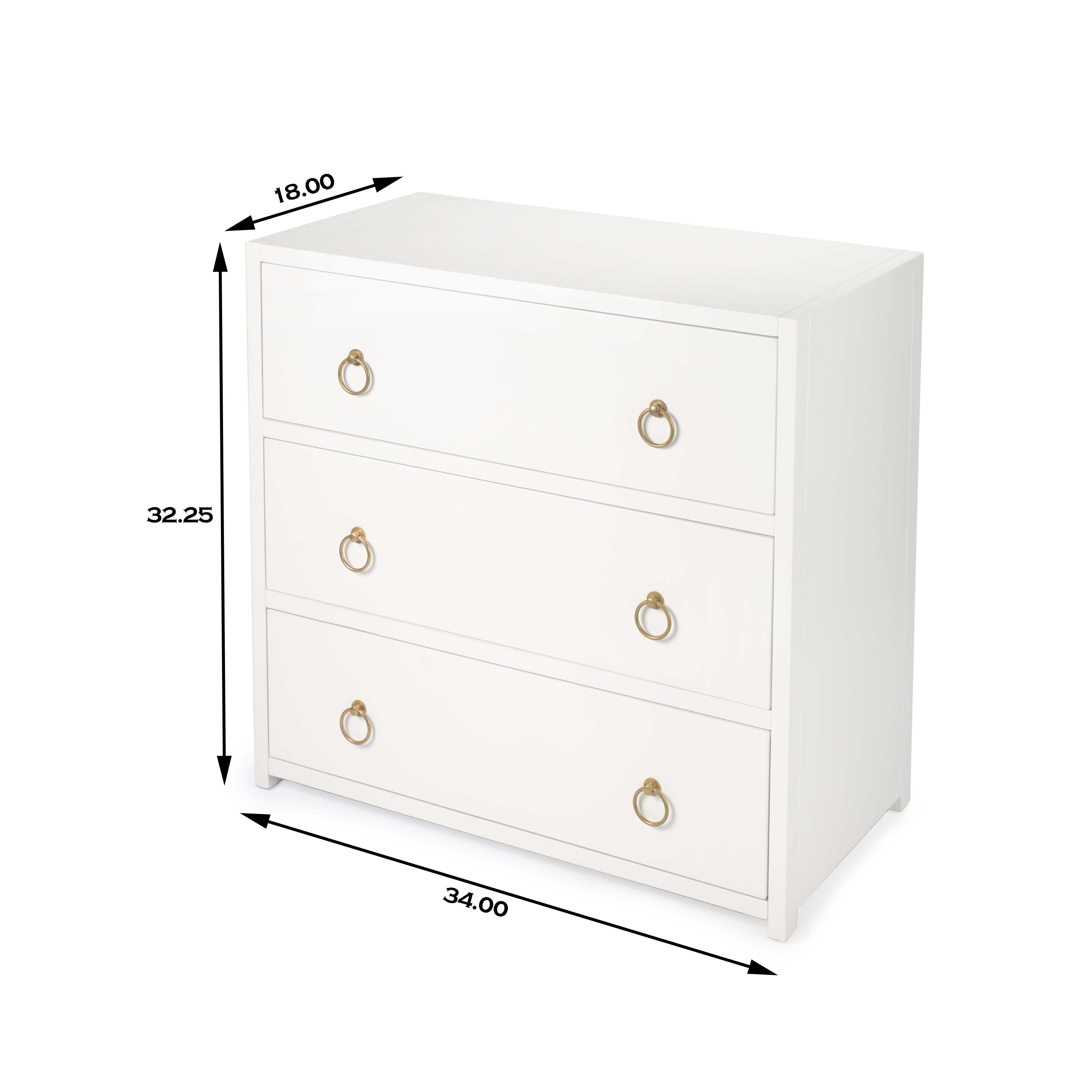Lark White Dresser - Image 2