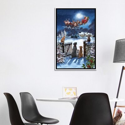 Cats And Dogs Watching Santa by The Macneil Studio - Print - Image 0