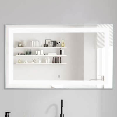 Frameless Lighted Bathroom / Vanity Mirror - Image 0
