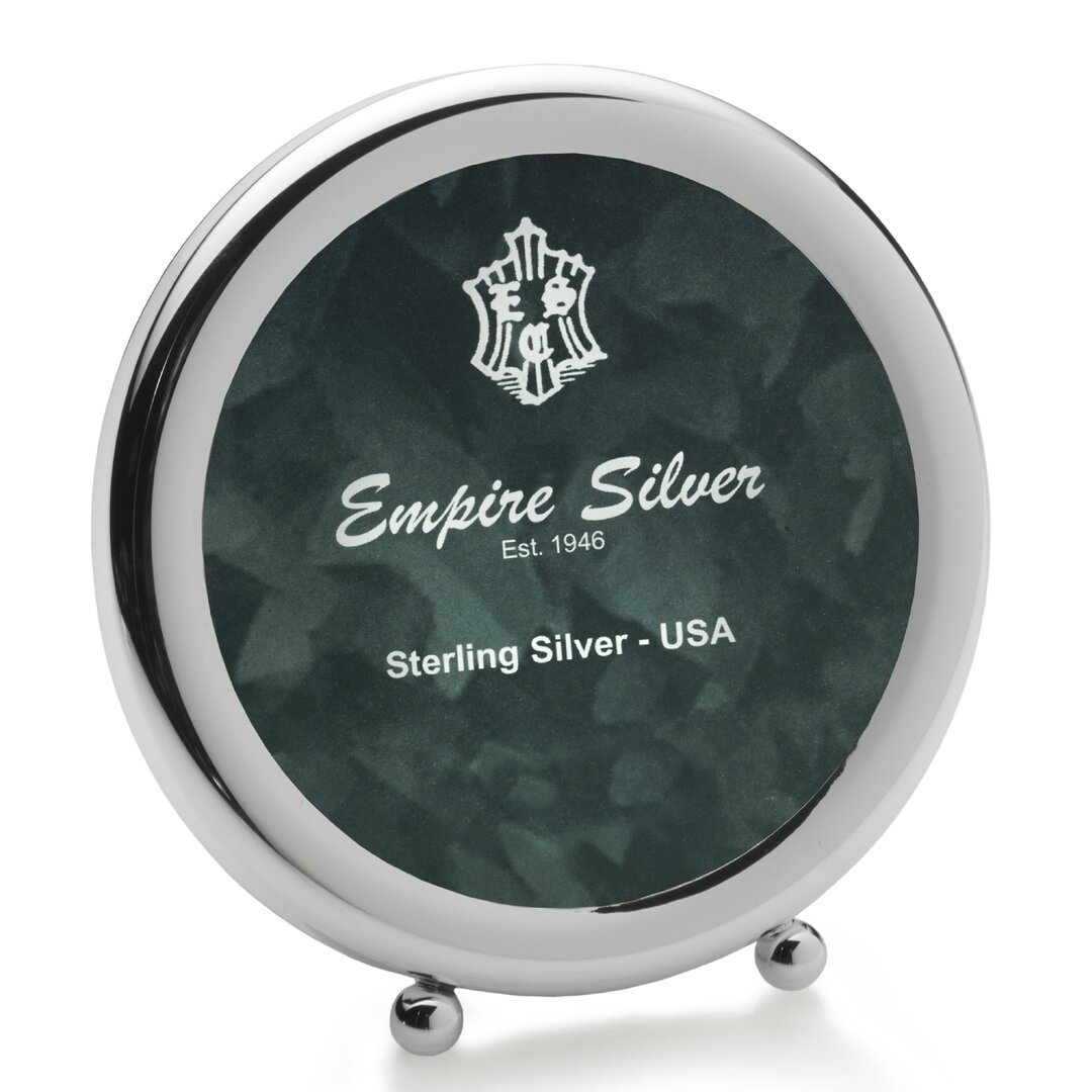 Empire Silver Round Ball Stearling Picture Frame - Image 0