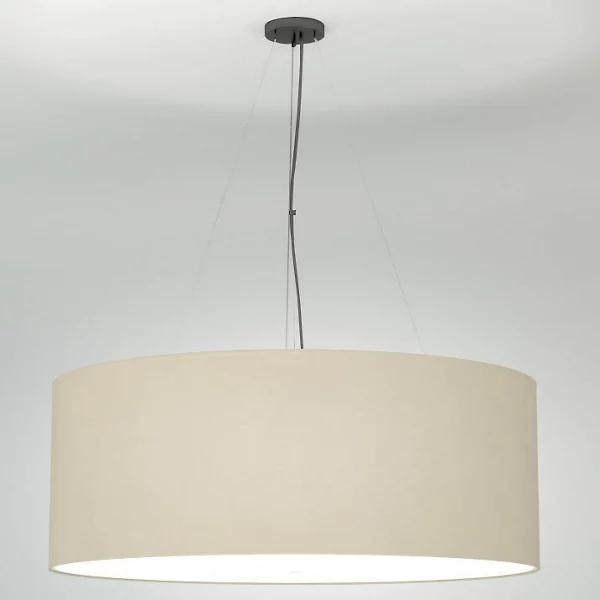 Bryce Linen Drum Pendant - Image 0