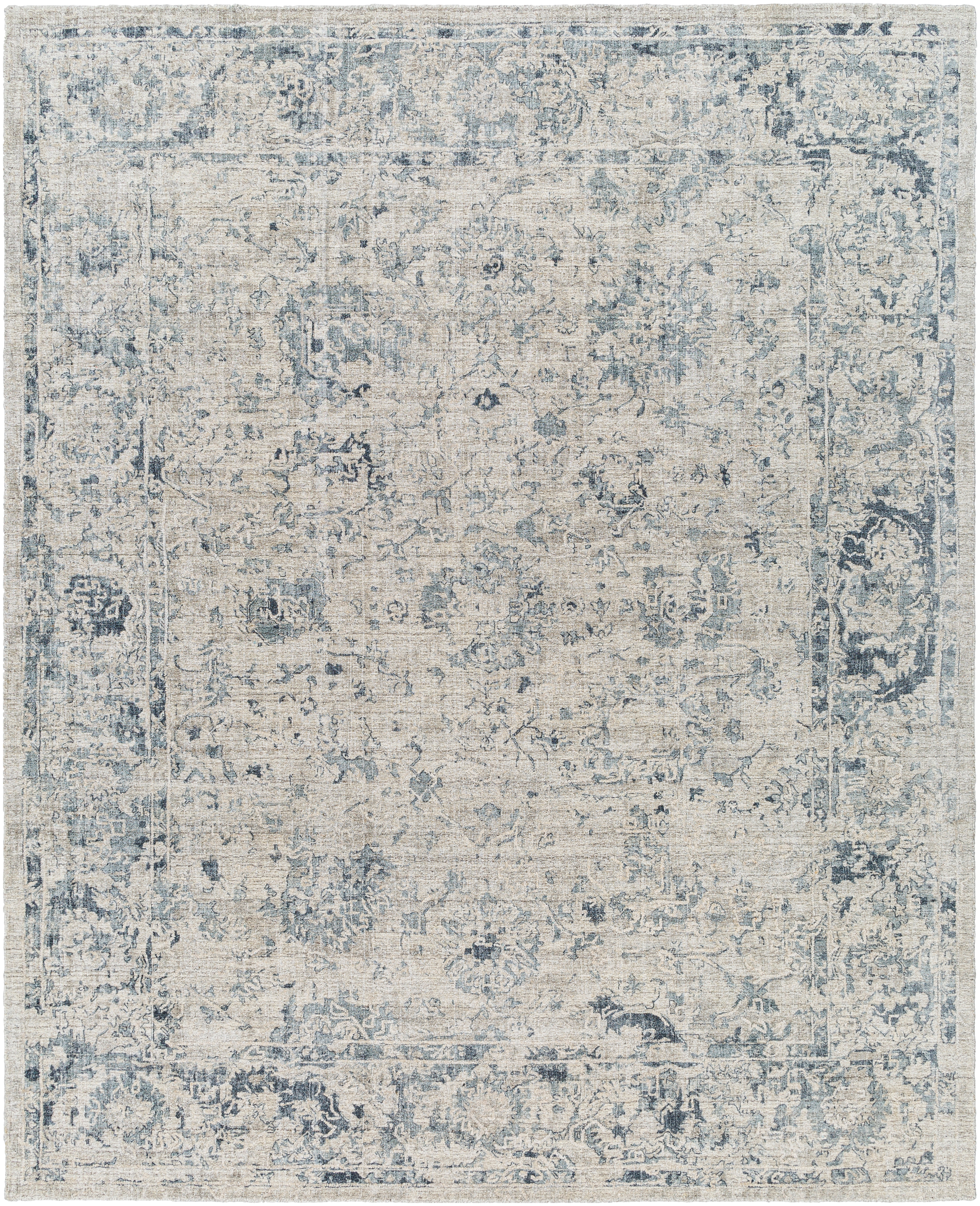 Jordan Gray Indoor 12' x 15' Handmade Rug - Image 0