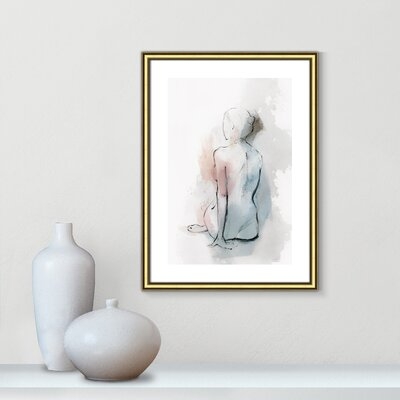 Pastel Woman II - Framed Art W/ 4 Ply Matboard - Image 0
