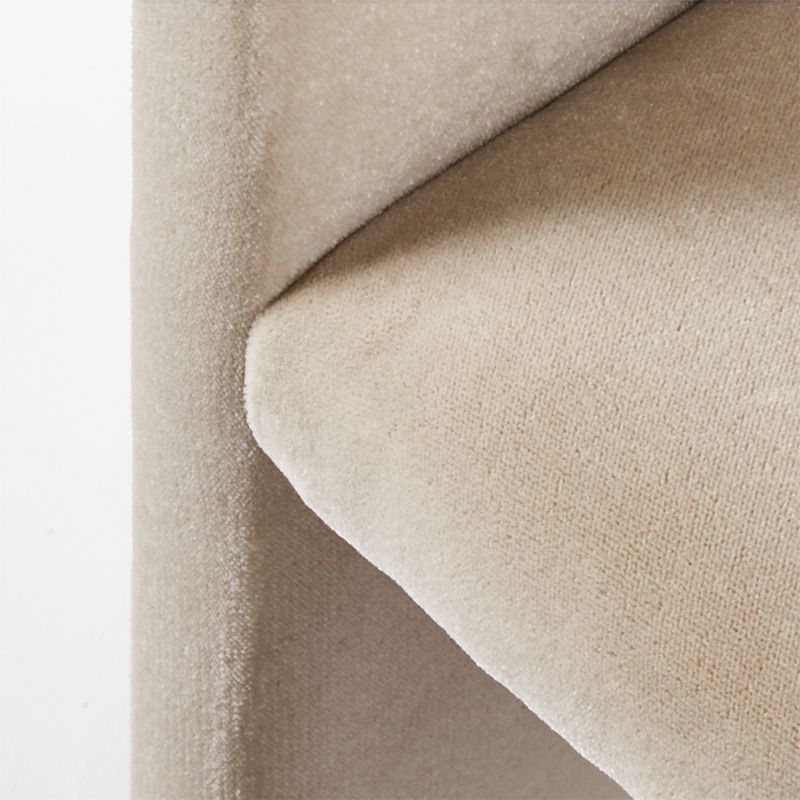 Foley Grey Faux Mohair Dining Armchair - Image 2