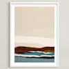 Burgundy Seascape Diptych 2 Limited Edition Fine Art Print 2 - Image 0