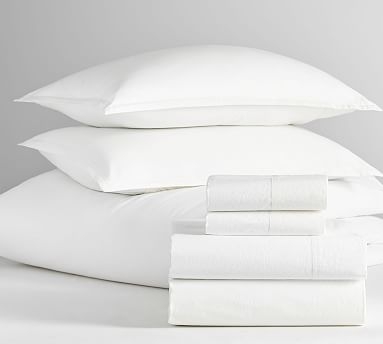 Spencer Washed Organic Cotton Bed in a Bag, Full, White - Image 0