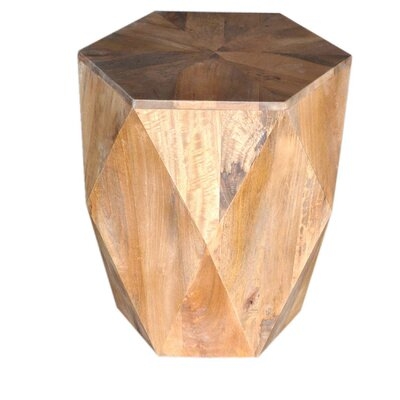 Goza Solid Wood Block End Table - Image 0