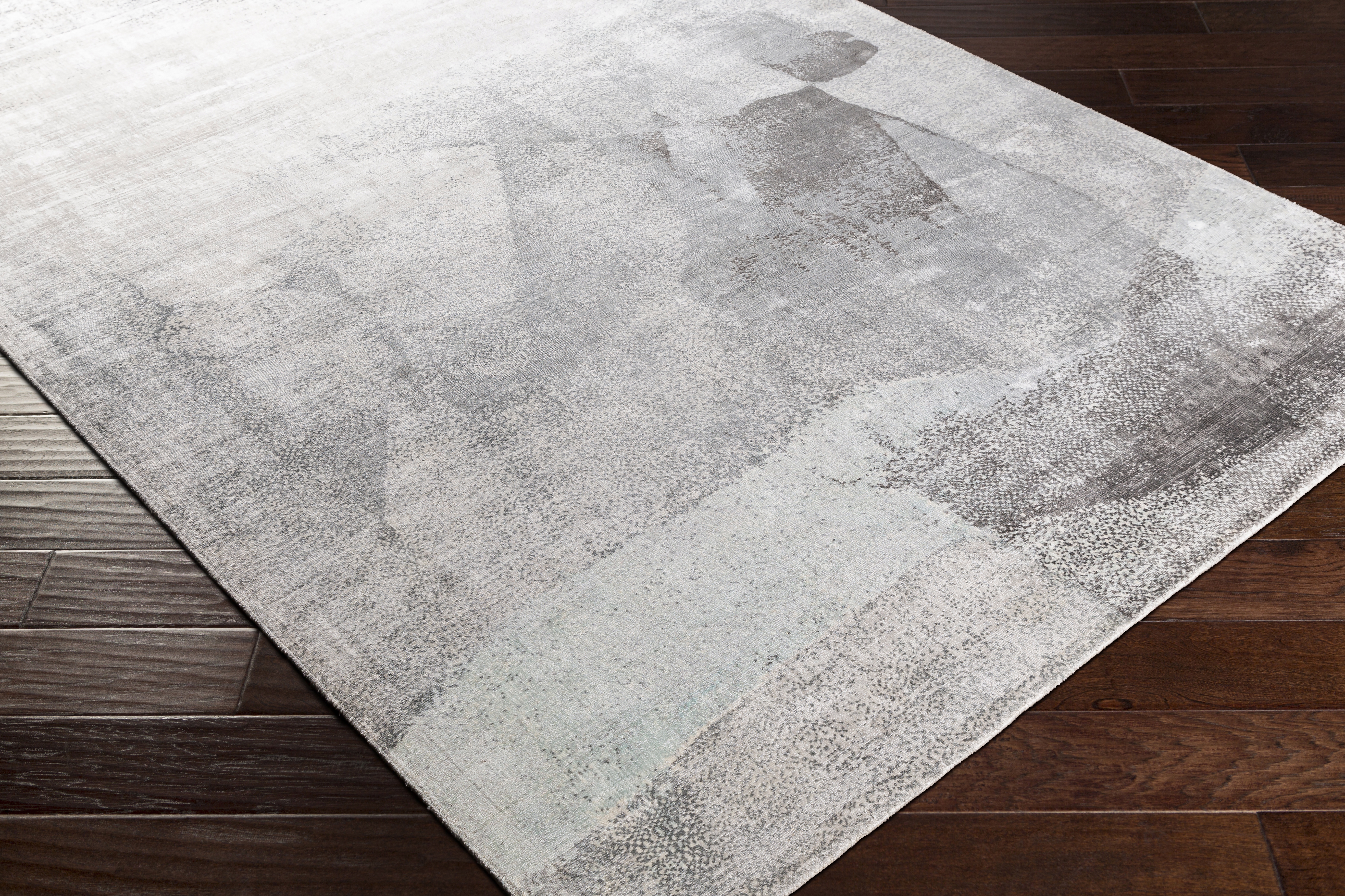Park Avenue Gray Indoor 8' x 10' Handmade Rug - Image 6