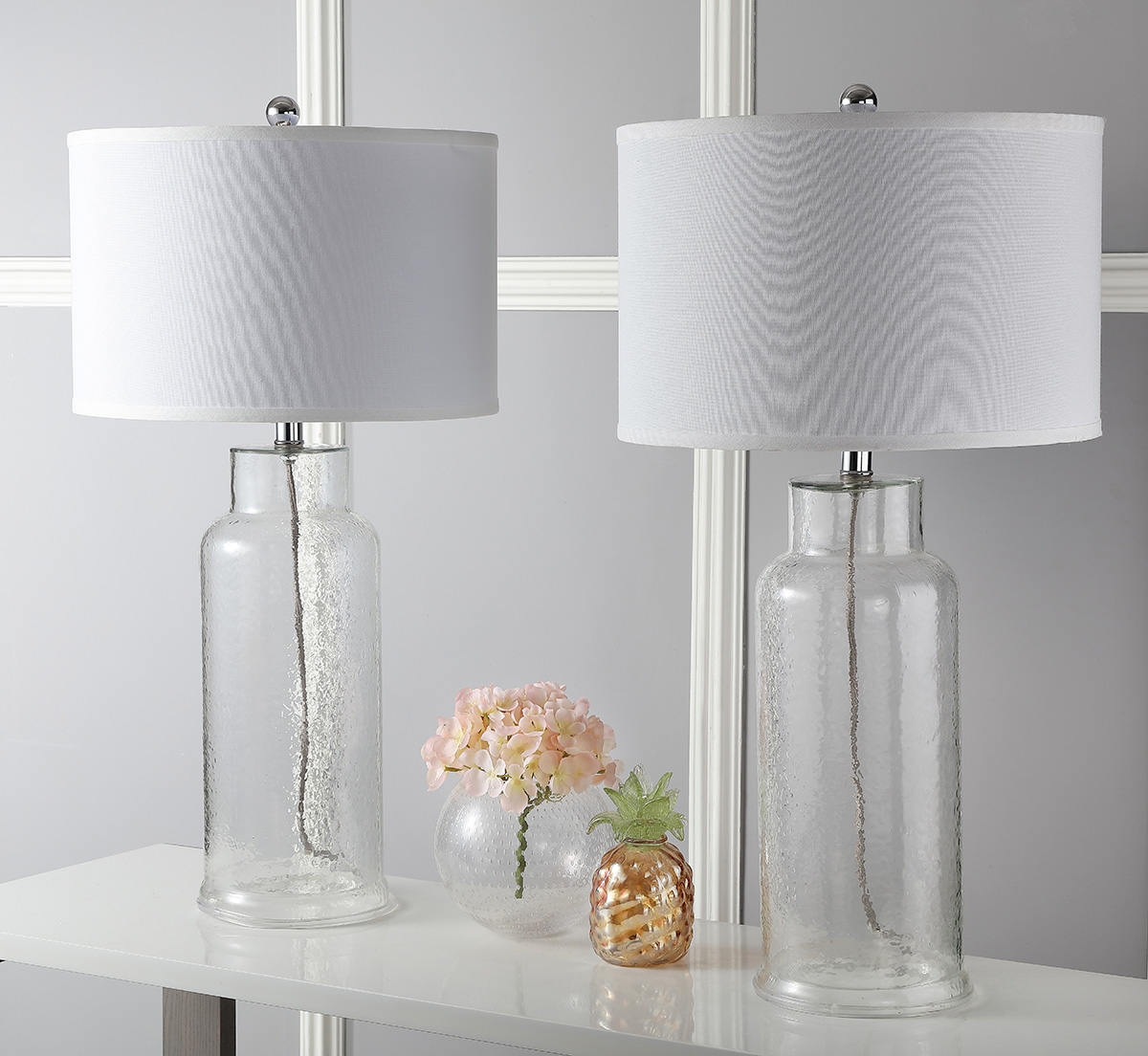 Bottle 29-Inch H Glass Table Lamp - Clear - Safavieh - Image 6