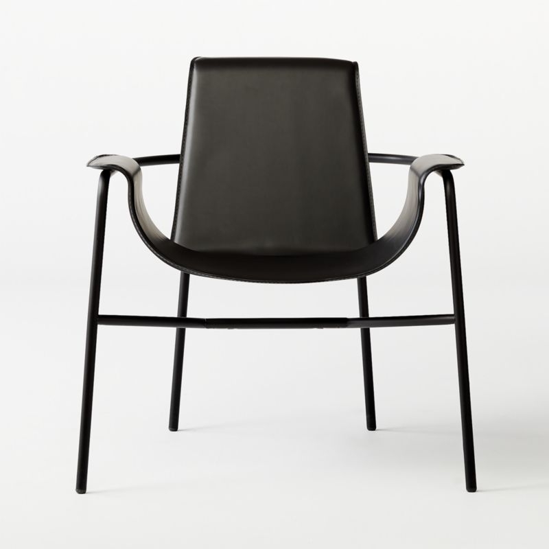Gemini Black Lounge Chair - Image 2