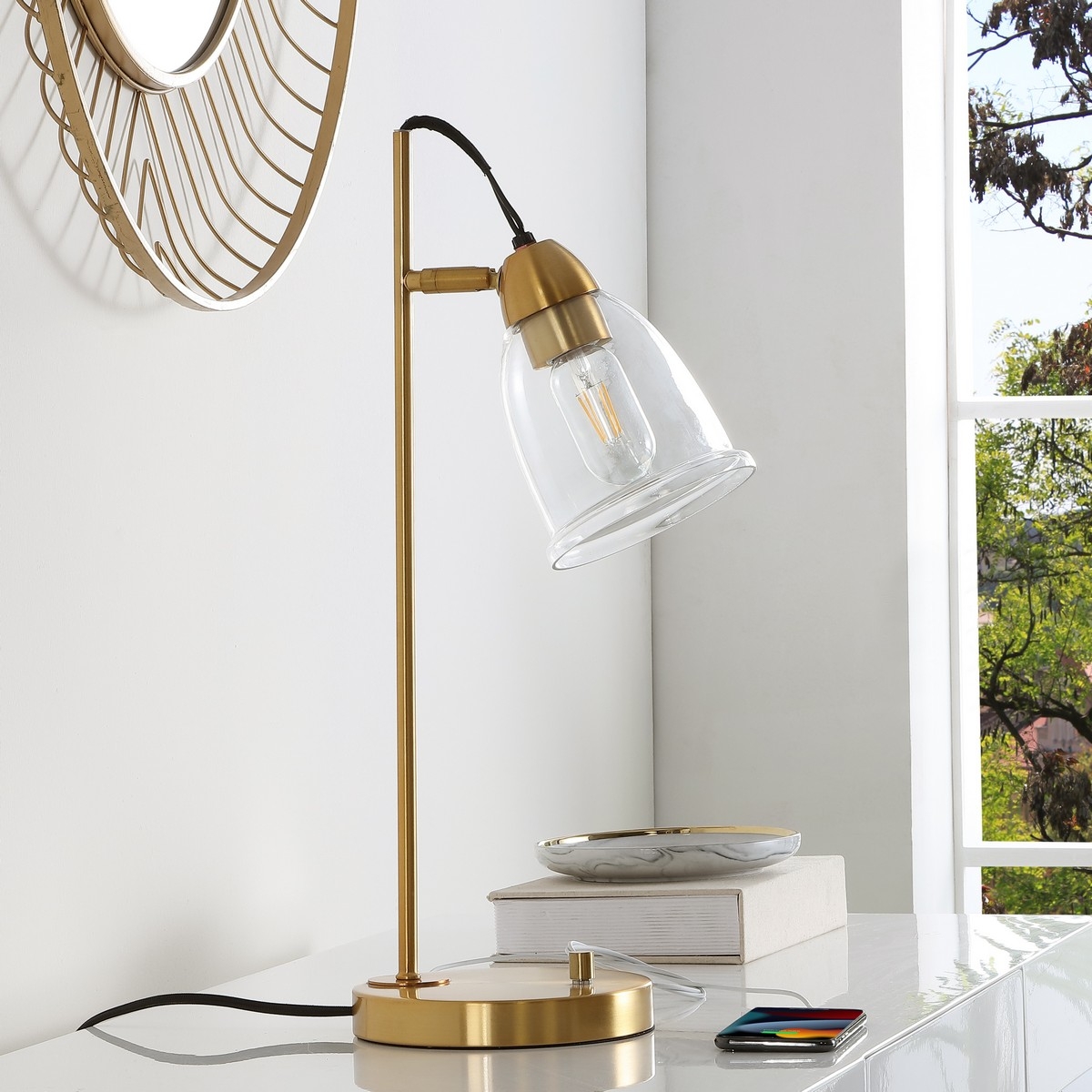 Gibson Table Lamp - Gold - Safavieh - Image 2