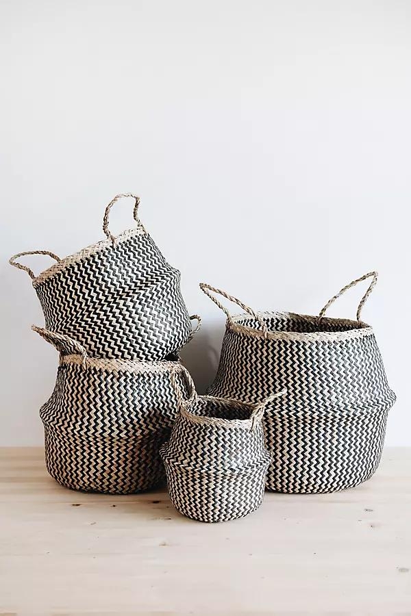 Lou Zig Zag Belly Basket - Image 0