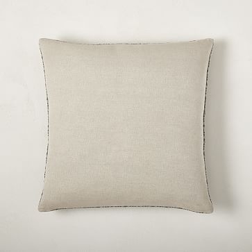 Geo Plaid Pillow Cover, 20"x20", Sand - Image 3