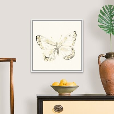 Sepia Butterfly Impressions I by Vess June Erica - Painting Print on Canvas - Image 0