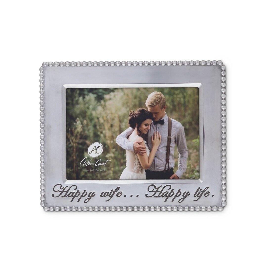 Arthur Court Designs Happy Wife Picture Frame - Image 0