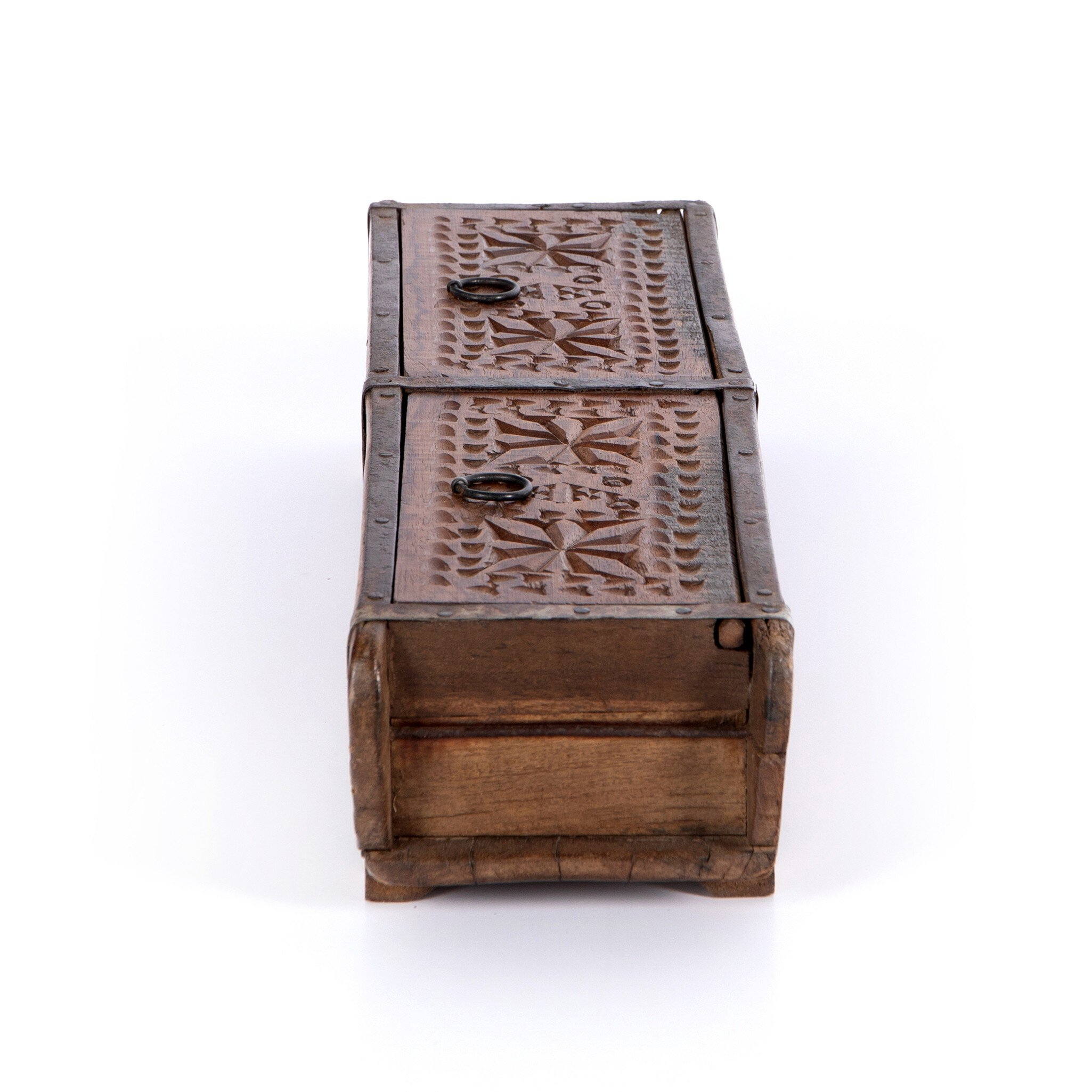 Found Carved Box - Reclaimed Natural - Image 5